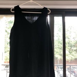 Black Ann Taylor tank top size large